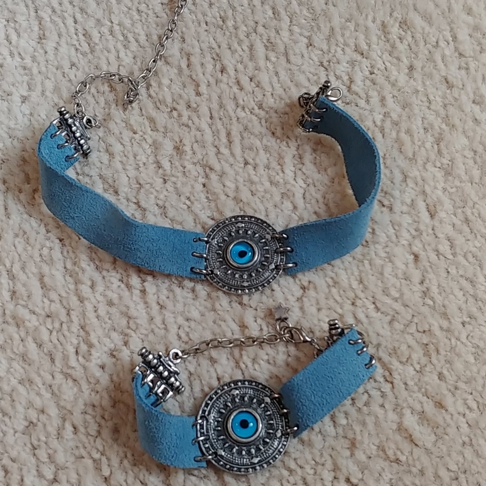 3rd Eye Choker and Bracelet Set